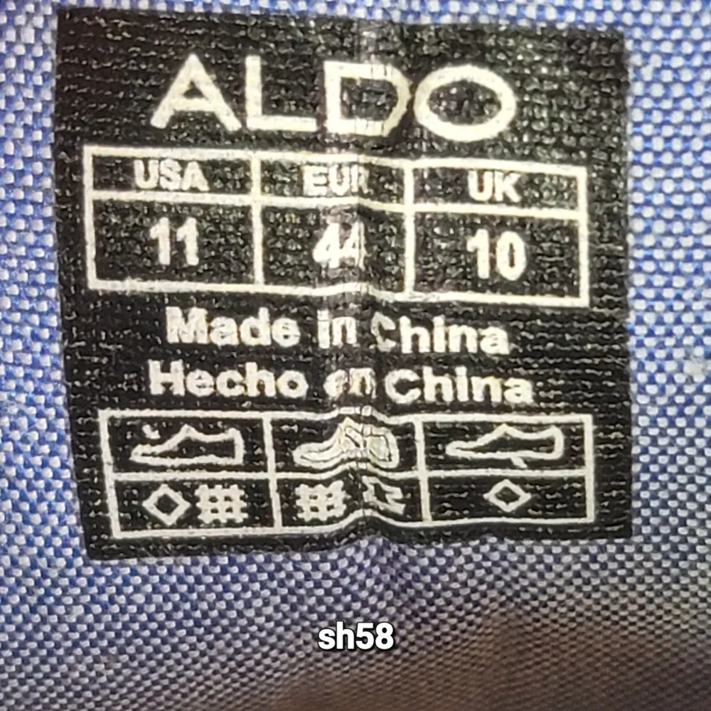 Aldo Brown Leather Casual‎ Sneakers Comfy Shoes Mens 11 Casual Modern Preppy Dad